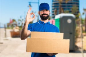 Man showing okay sign representing Mane Shipping quality shipping & drop off services near Utah